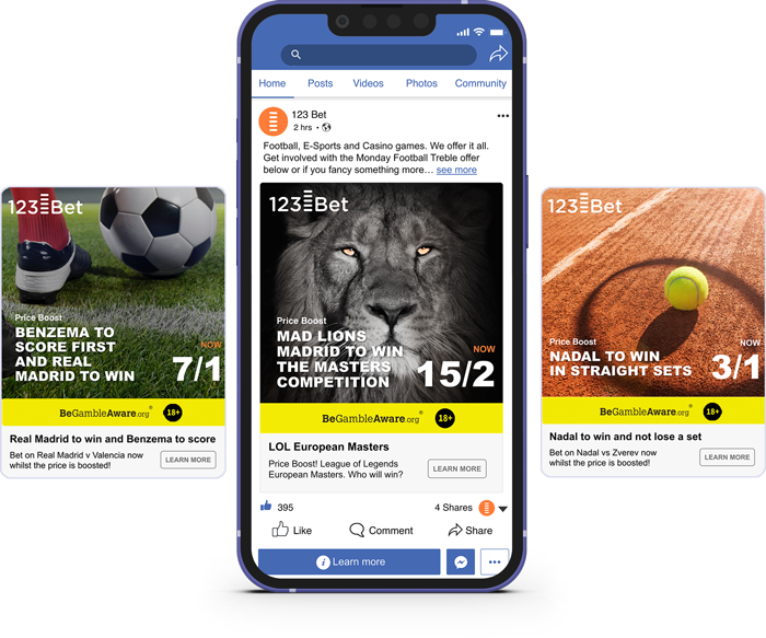 Ad:s social facebook visual